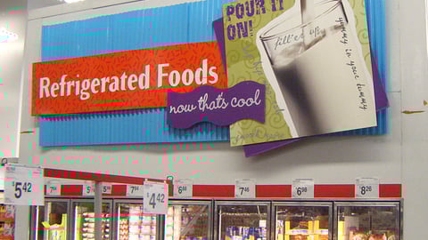 Sam's Refrigerated Foods Sign