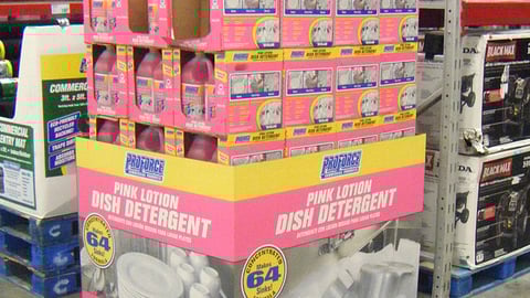Pink Lotion Dish Detergent Pallet