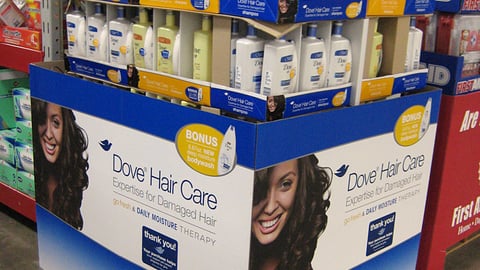 Dove Hair Care Pallet
