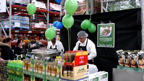 Sam's Club 'Taste of Spring' Sample Station