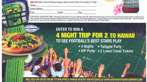 Spike's Santa Fe Salsa 'Hawaii Kickoff' FSI