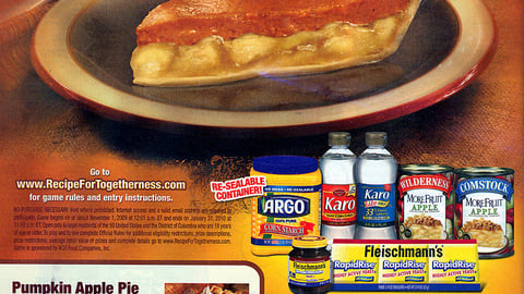 Birds Eye 'Scratch, Bake & Win' Co-Op Ad