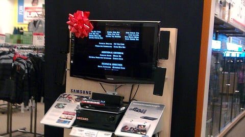 Samsung Home Theater Endcap