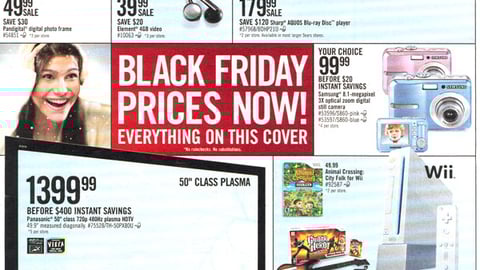Sears Black Friday Circular Cover