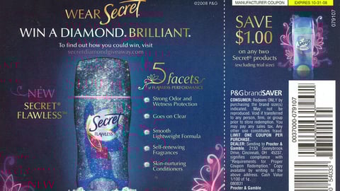Secret Flawless Diamond Sweeps FSI