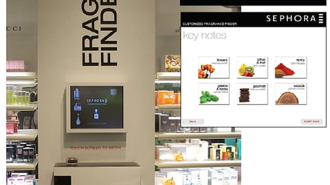 Sephora Scentsa Fragrance Finder Kiosk