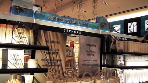Sephora Mother's Day Display