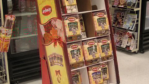 Archway Holiday Cookies Floorstand