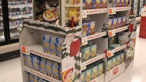Keebler Snack Crackers Holiday Displays