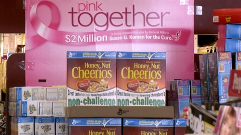 General Mills 'Pink Together' Header