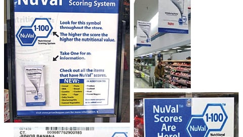 NuVal System Signage