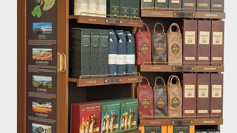 Moet Hennessy Diageo Scotch and Whiskey Display