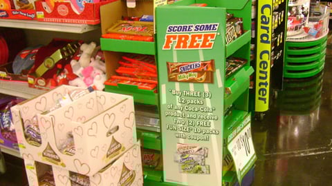 Snickers/Coca-Cola Floorstand 