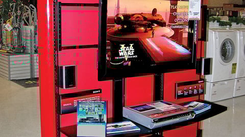 Sony HDNA High-Definition TV Freestanding Display