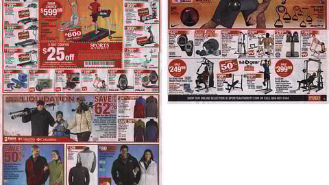 Sports Authority Circular, Standard Format