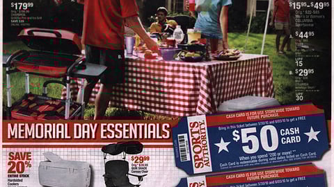 Sports Authority 'Memorial Day' Feature 