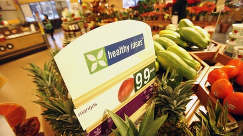 Stop & Shop 'Healthy Ideas' Sign