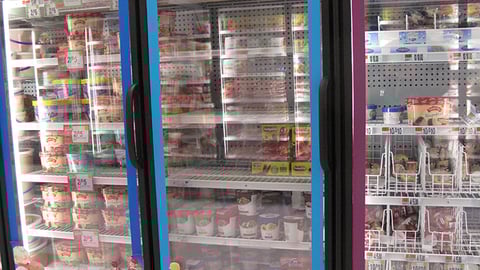 Stop & Shop Ice Cream Cooler Clings