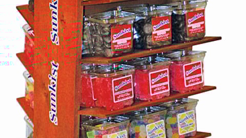 Jelly Belly Sunkist Slices Floorstand