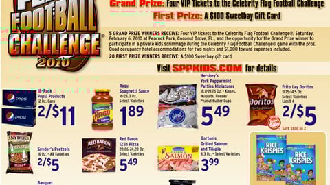 Sweetbay 'Celebrity Flag Football' Feature