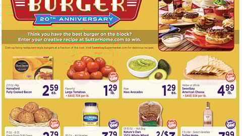 Sweetbay Sutter Home 'Build a Better Burger' Feature