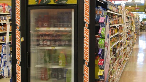 Gatorade Endcap Cooler