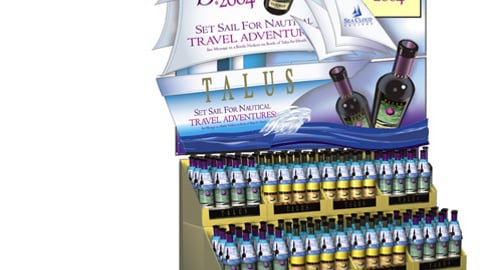 Talus Message in a Bottle Display