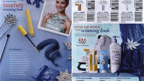 P&G brandSaver 'Tanith's Winning Look' Olympics FSI
