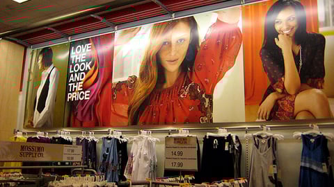 Target Women's Apparel Wall Sign