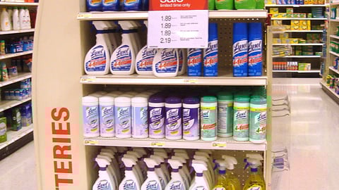 Lysol Target Racing Endcap