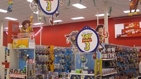 'Toy Story 3' Ceiling Signs