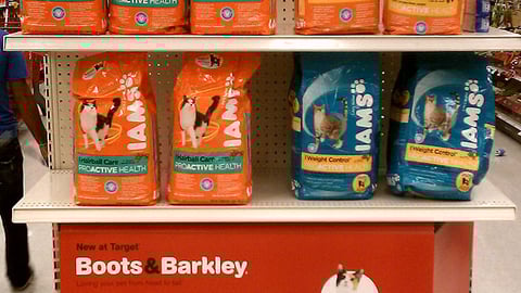 Target Pet Food Endcap