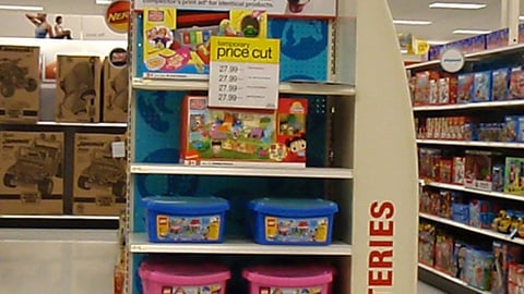 Target Toys Endcap