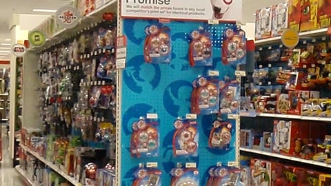 Target Toys Endcap