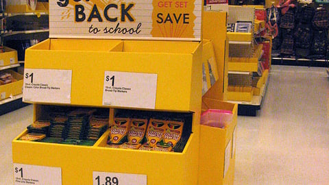 Target Back-to-School Half Pallets