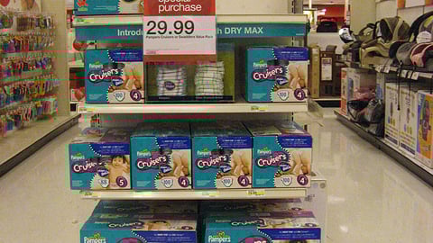 Pampers Cruisers Endcap