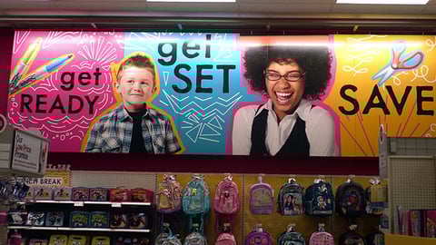 Target Back-to-School Sign