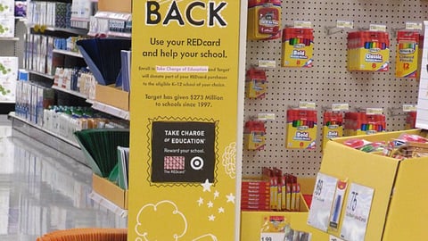 Target 'Give Back' Side Panel