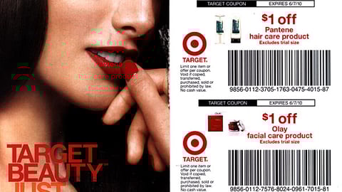 Target P&G Beauty 'Makeover' Direct Mail Piece