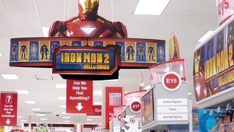 Hasbro Target 'Iron Man 2' Ceiling Display System