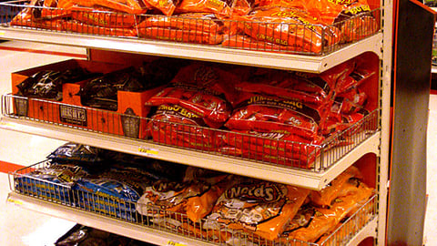 Target Halloween Candy Endcap