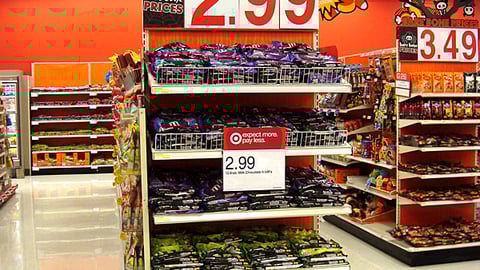 Target 'Creepy Low Prices' Halloween Endcap