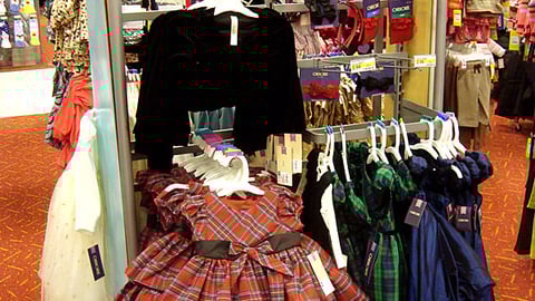Target Holiday Children's Apparel Rack