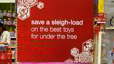 Target Holiday Toys Endcap