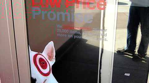 Target 'Low Price Promise' Window Cling