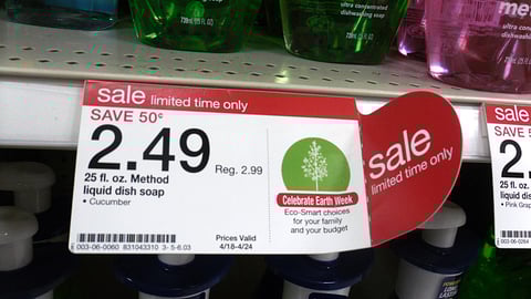 Target 'Earth Week' Price Label