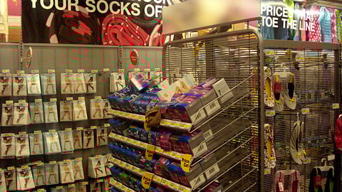 Target Socks Wall Signs