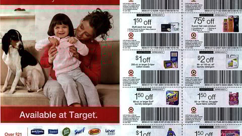 Unilever Target 'Family Favorites' FSI