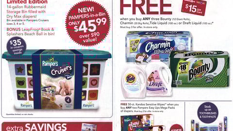 P&G Toys 'R' Us 'brandSaver' FSI