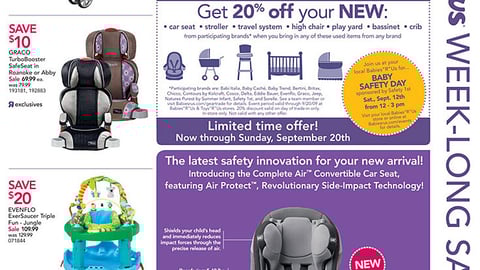 Babies "R" Us 'Trade-In Event' Feature